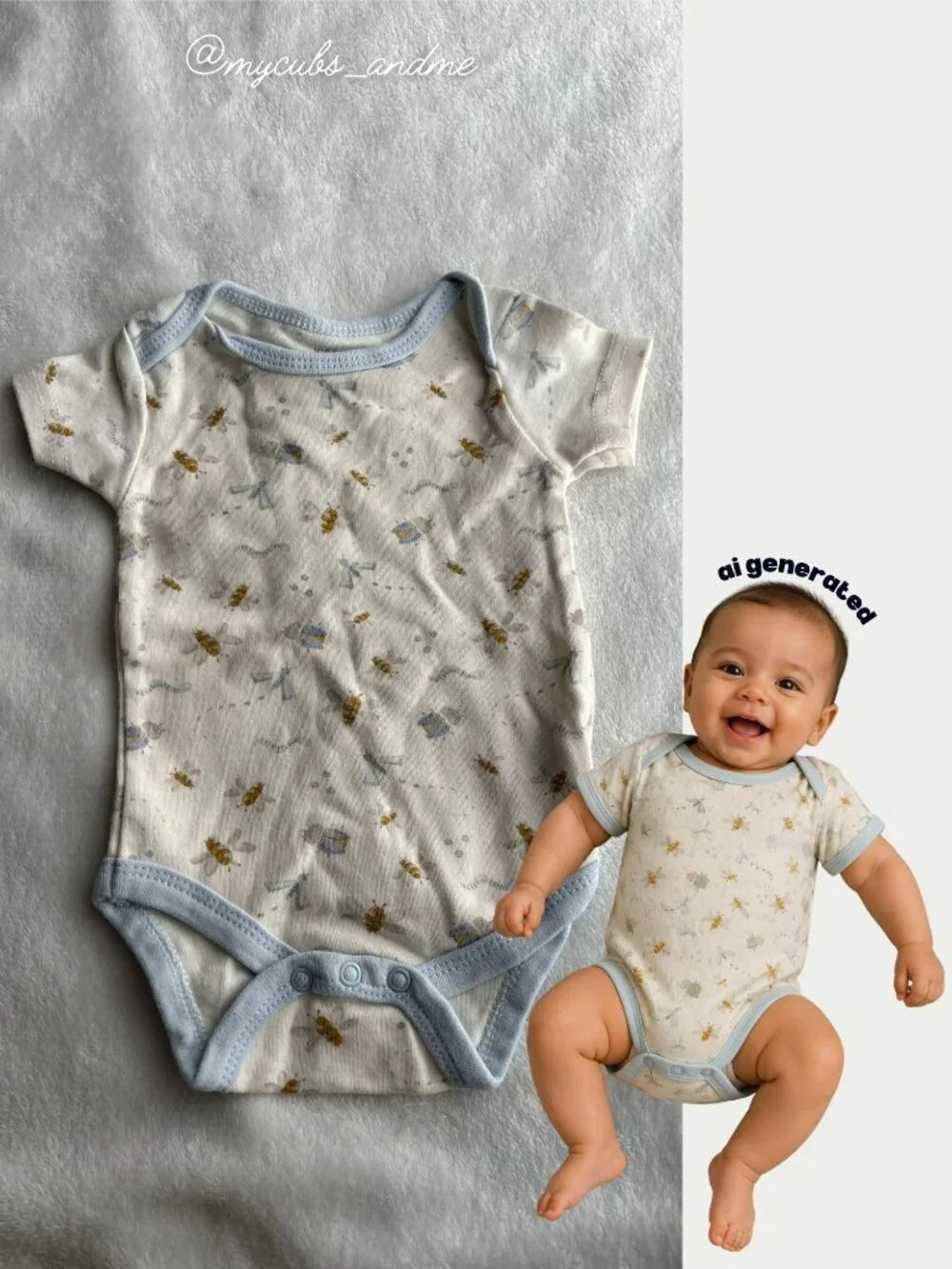 3-6M Baby Boy Onesie Bundle 5 Piece Bodysuit Lot